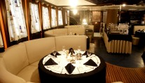 Sailing yacht RUNNING ON WAVES -  Formal Dining area